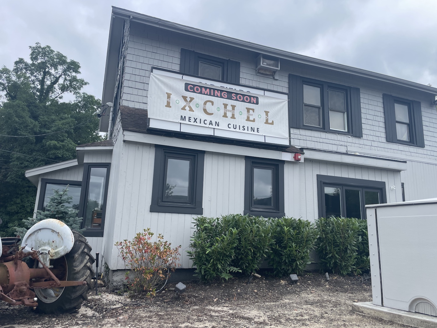 Ixchel Mexican Cuisine Opening Soon At The Former Old Fields Barbecue   Ixchel Outside 