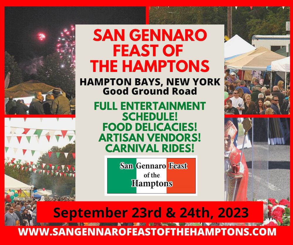 San Gennaro Feast of the Hamptons Long Island Restaurants