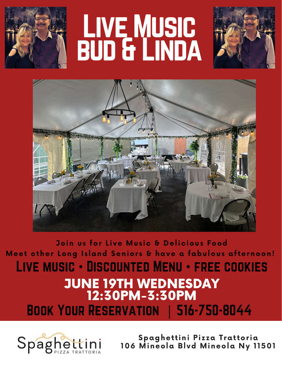 Seniors Live Music Lunch with Bud & Linda